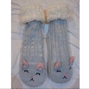 Kawaii Fuzzy Kitty socks